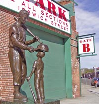 Fenway park statue